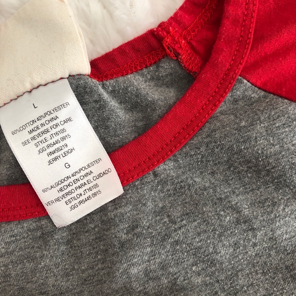 Christmas Santa Raglan - Picture 3 of 3